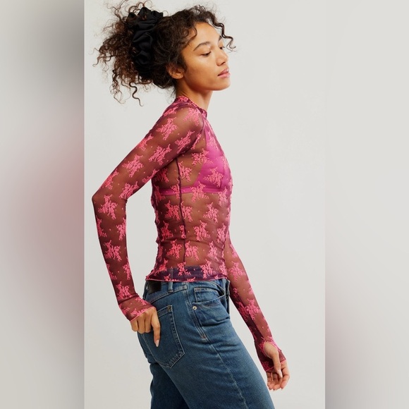 Free People Other - FP Intimately Two tone lady lux layering top - NWOT zinfandel combo